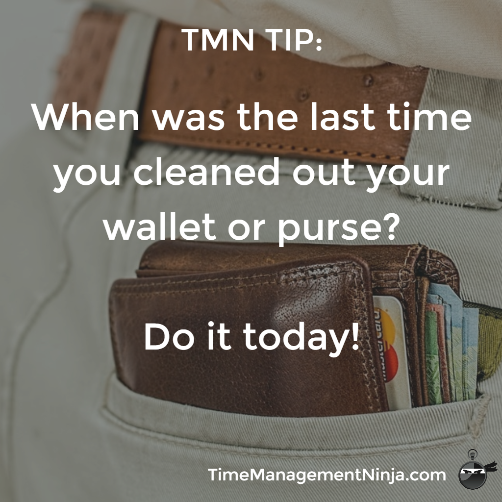 Clean Out Your Wallet